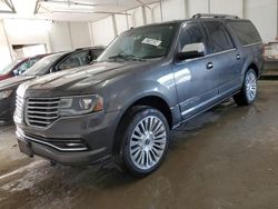 Salvage cars for sale from Copart Madisonville, TN: 2016 Lincoln Navigator L Select