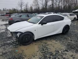 Salvage cars for sale from Copart Waldorf, MD: 2021 Lexus IS 350 F-Sport