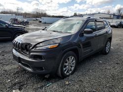 Salvage cars for sale from Copart Albany, NY: 2016 Jeep Cherokee Limited