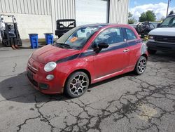 Salvage cars for sale from Copart Woodburn, OR: 2012 Fiat 500 Sport
