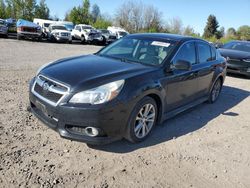 Salvage cars for sale at Portland, OR auction: 2013 Subaru Legacy 2.5I Limited