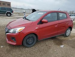 Salvage cars for sale at Kansas City, KS auction: 2022 Mitsubishi Mirage ES