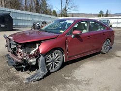 Salvage cars for sale from Copart Center Rutland, VT: 2019 Subaru Legacy 2.5I Premium