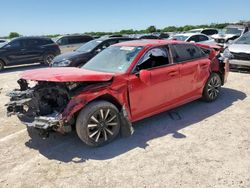Salvage cars for sale at San Antonio, TX auction: 2022 Honda Civic EX