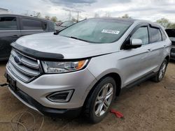 Salvage cars for sale at Elgin, IL auction: 2018 Ford Edge Titanium
