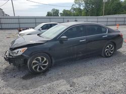 Salvage cars for sale at Gastonia, NC auction: 2017 Honda Accord EX