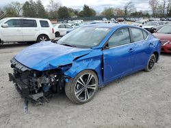 Nissan Sentra sr salvage cars for sale: 2021 Nissan Sentra SR