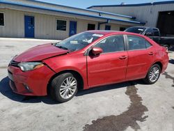 Salvage cars for sale from Copart Fort Pierce, FL: 2015 Toyota Corolla L