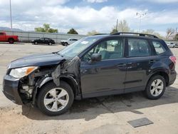 Salvage cars for sale from Copart Littleton, CO: 2015 Subaru Forester 2.5I