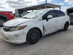 Salvage cars for sale from Copart West Palm Beach, FL: 2012 Honda Civic LX