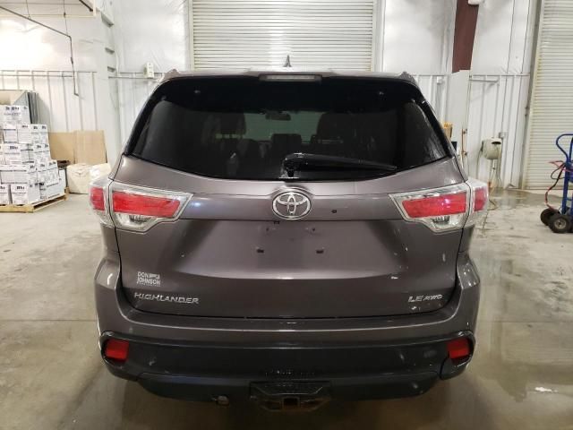 2014 Toyota Highlander LE