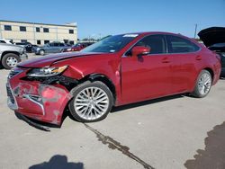 Salvage cars for sale from Copart Wilmer, TX: 2016 Lexus ES 350