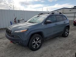 Salvage cars for sale from Copart Albany, NY: 2014 Jeep Cherokee Trailhawk