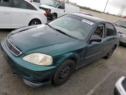 Salvage cars for sale from Copart Rancho Cucamonga, CA: 2000 Honda Civic Base