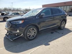 Salvage cars for sale at Fort Wayne, IN auction: 2019 Ford Edge Titanium