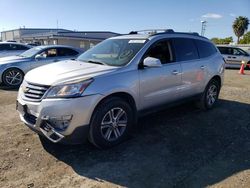 Salvage cars for sale at San Diego, CA auction: 2017 Chevrolet Traverse LT