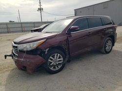 Toyota Highlander le salvage cars for sale: 2016 Toyota Highlander LE