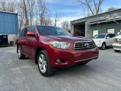 Salvage cars for sale at North Billerica, MA auction: 2008 Toyota Highlander Sport