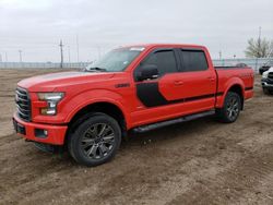 Salvage trucks for sale at Greenwood, NE auction: 2016 Ford F150 Supercrew