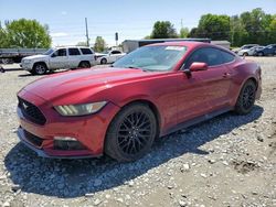 Salvage cars for sale at Mebane, NC auction: 2015 Ford Mustang