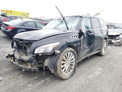 Salvage cars for sale at Montreal Est, QC auction: 2017 Infiniti QX80 Base