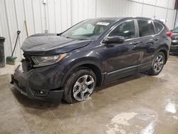 Salvage cars for sale at Franklin, WI auction: 2017 Honda CR-V EXL