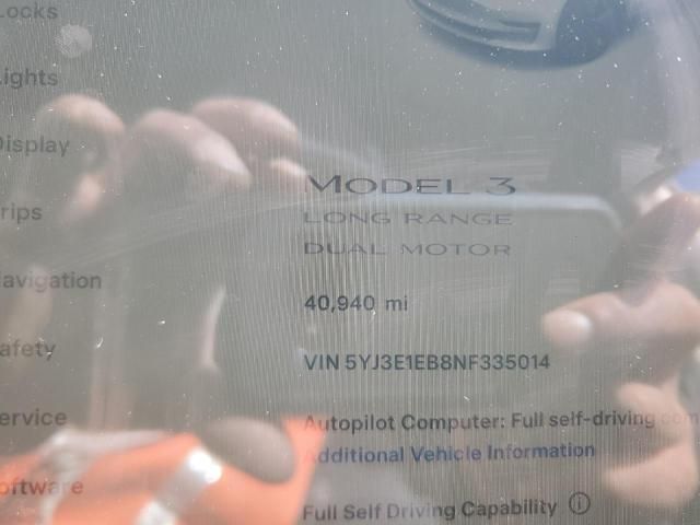 2022 Tesla Model 3