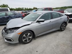 Salvage cars for sale from Copart Cahokia Heights, IL: 2021 Honda Civic LX