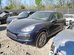 Salvage cars for sale at Waldorf, MD auction: 2014 Porsche Cayenne