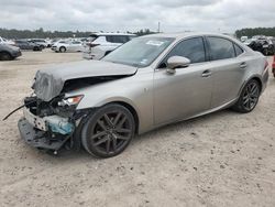 Salvage cars for sale at Houston, TX auction: 2015 Lexus IS 250