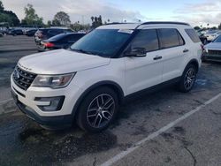 Ford salvage cars for sale: 2017 Ford Explorer Sport