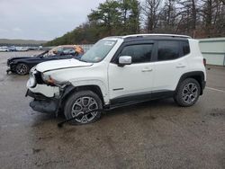 Salvage cars for sale from Copart Brookhaven, NY: 2015 Jeep Renegade Limited