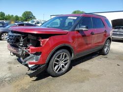 Salvage cars for sale at Shreveport, LA auction: 2016 Ford Explorer Sport