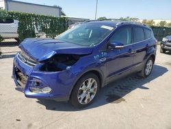 Salvage cars for sale at Orlando, FL auction: 2016 Ford Escape Titanium