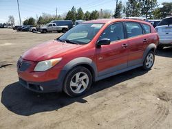 Salvage cars for sale from Copart Denver, CO: 2007 Pontiac Vibe
