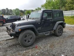 Salvage cars for sale from Copart Fairburn, GA: 2014 Jeep Wrangler Sport