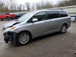 Salvage cars for sale from Copart Ellwood City, PA: 2017 Toyota Sienna XLE