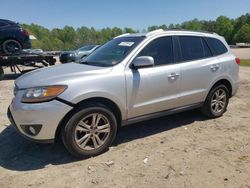 Salvage cars for sale from Copart Charles City, VA: 2011 Hyundai Santa FE Limited