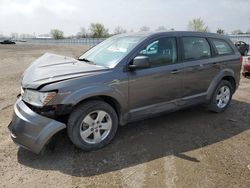 Salvage cars for sale from Copart London, ON: 2013 Dodge Journey SE