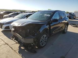 Salvage cars for sale from Copart Grand Prairie, TX: 2021 Ford Escape SEL