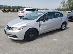 Honda Civic LX salvage cars for sale: 2013 Honda Civic LX