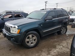 Salvage cars for sale at Chicago Heights, IL auction: 2005 Jeep Grand Cherokee Limited