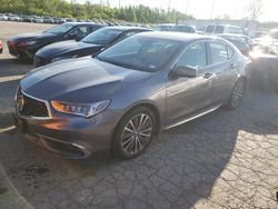 Salvage cars for sale at Bridgeton, MO auction: 2018 Acura TLX Advance