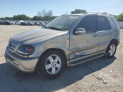 Salvage cars for sale at San Antonio, TX auction: 2005 Mercedes-Benz ML 350