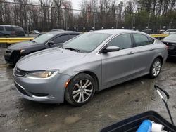 Chrysler salvage cars for sale: 2015 Chrysler 200 Limited