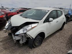 Salvage cars for sale from Copart Tucson, AZ: 2017 Nissan Leaf S