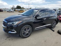 Salvage cars for sale at Nampa, ID auction: 2017 Infiniti QX60