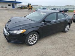 Salvage cars for sale at Mcfarland, WI auction: 2017 Ford Fusion SE