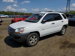 Salvage cars for sale from Copart Windsor, NJ: 2007 KIA Sportage EX