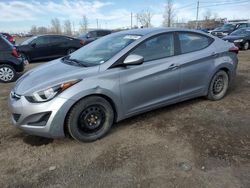 Salvage cars for sale from Copart Montreal Est, QC: 2016 Hyundai Elantra SE